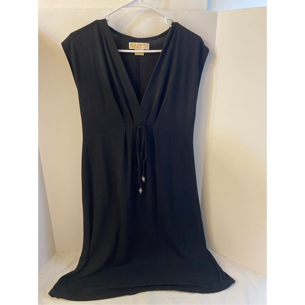 Michael Michael Kors medium M rayon dress tassels  packable travel cruise beach‎
